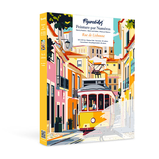 Paint by Numbers Gift Box - Lisbon Streets Figured'Art