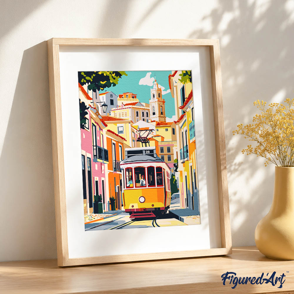 [PRE-ORDER] Gift Box Paint by Numbers - Lisbon Streets
