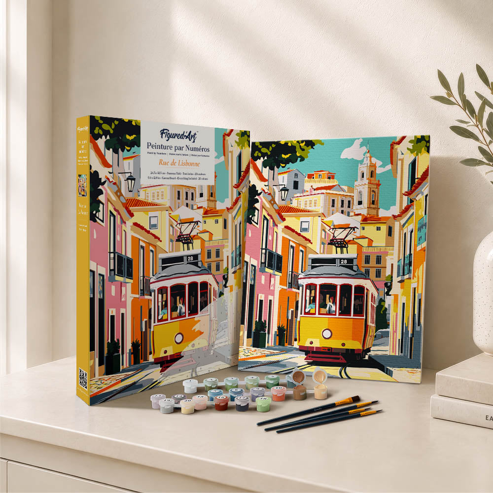 [PRE-ORDER] Gift Box Paint by Numbers - Lisbon Streets
