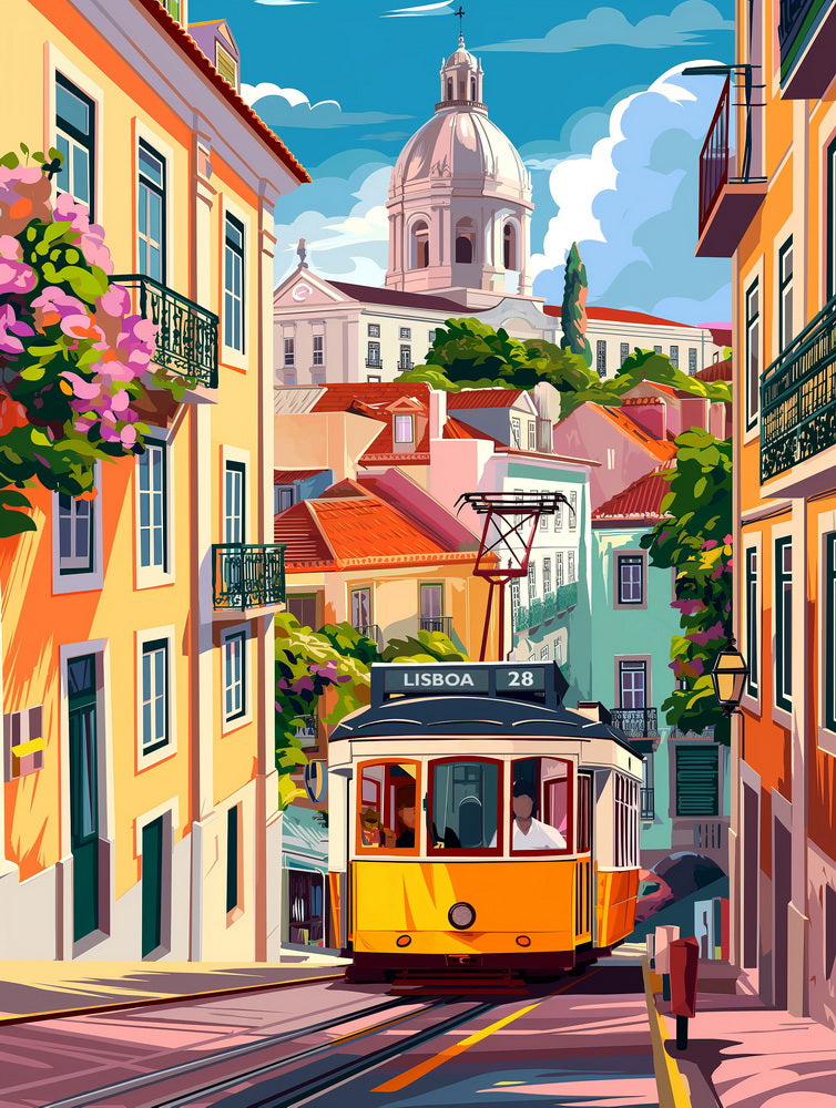 [PRE-ORDER] Gift Box Paint by numbers - Lisbon Streets