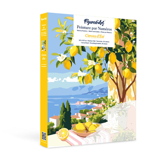 Paint by Numbers Gift Box - Summer Lemon Figured'Art