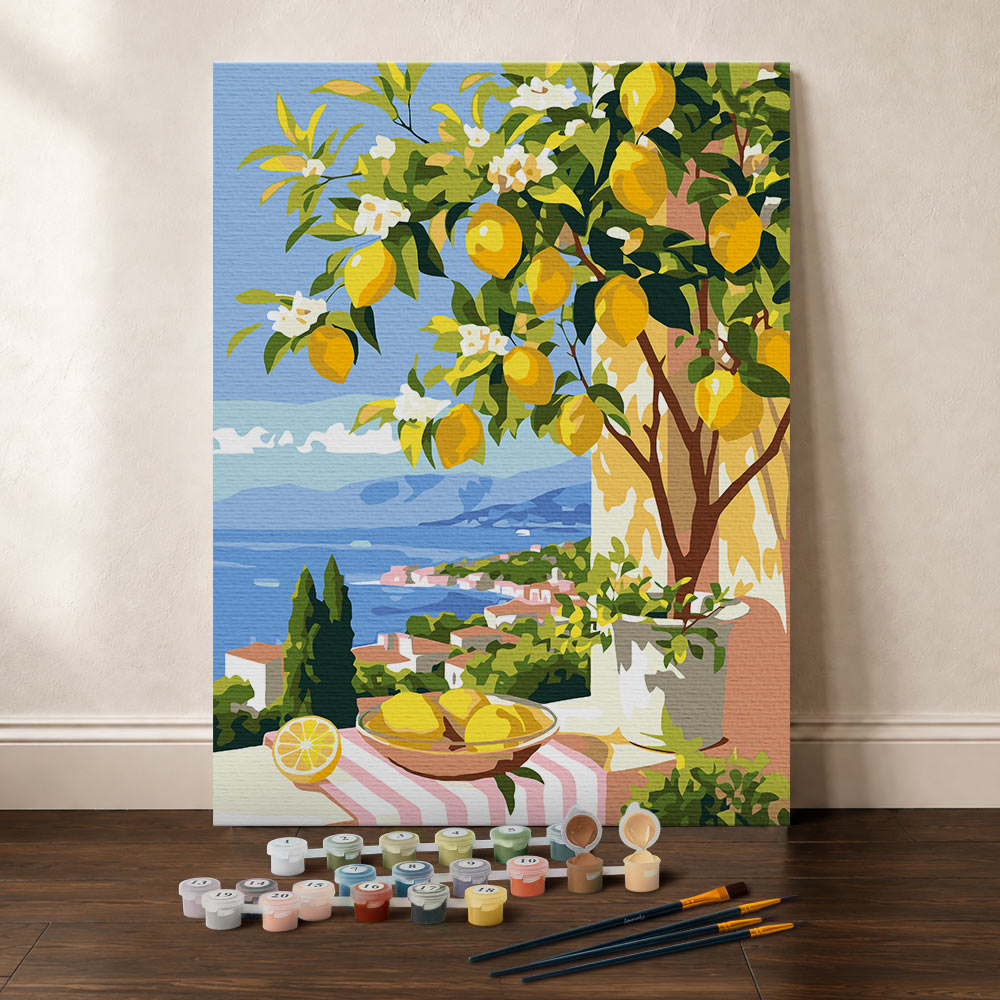 [PRE-ORDER] Gift Box Paint by Numbers - Summer Lemon