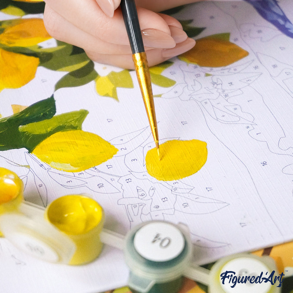 [PRE-ORDER] Gift Box Paint by Numbers - Summer Lemon