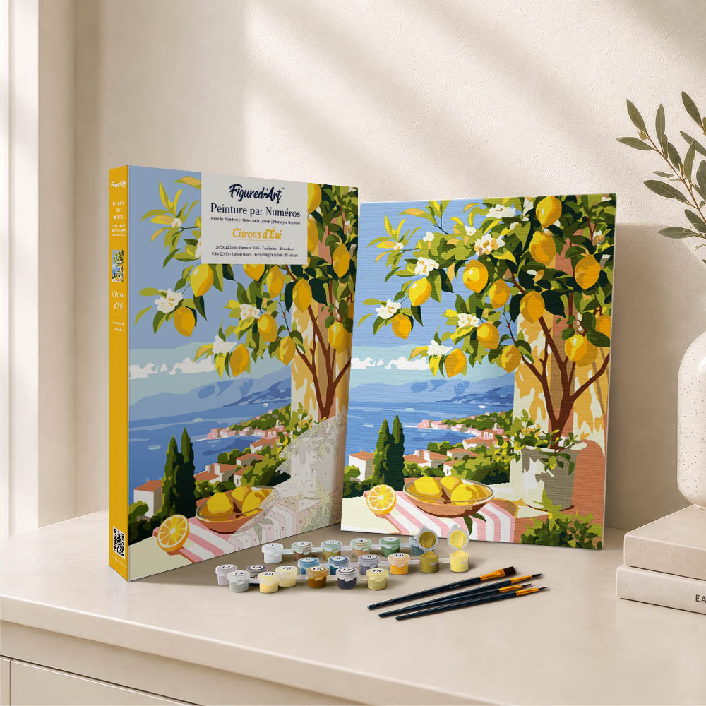 [PRE-ORDER] Gift Box Paint by Numbers - Summer Lemon