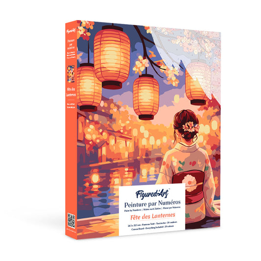 Paint by Numbers Gift Box - Lantern Festival Figured'Art