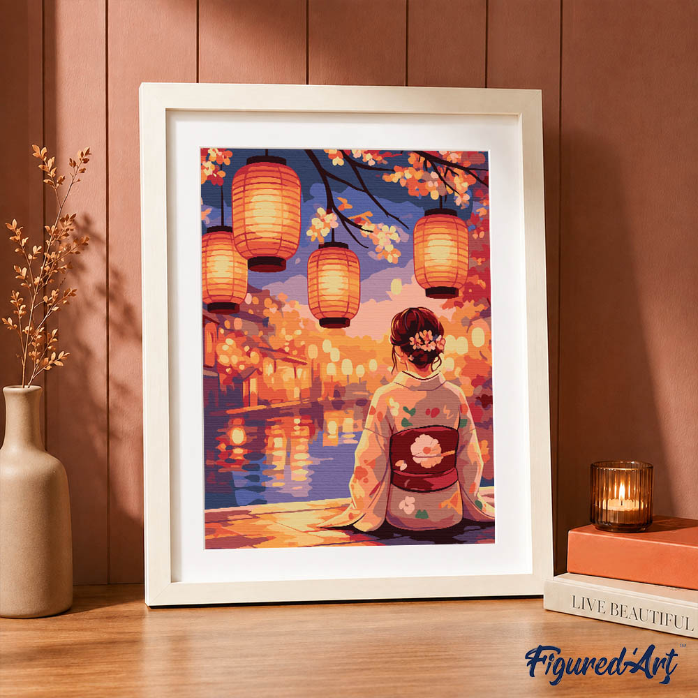[PRE-ORDER] Gift Box Paint by Numbers - Lantern Festival