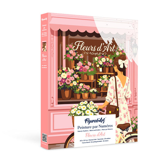 Paint by Numbers Gift Box - Flowers of Art Figured'Art