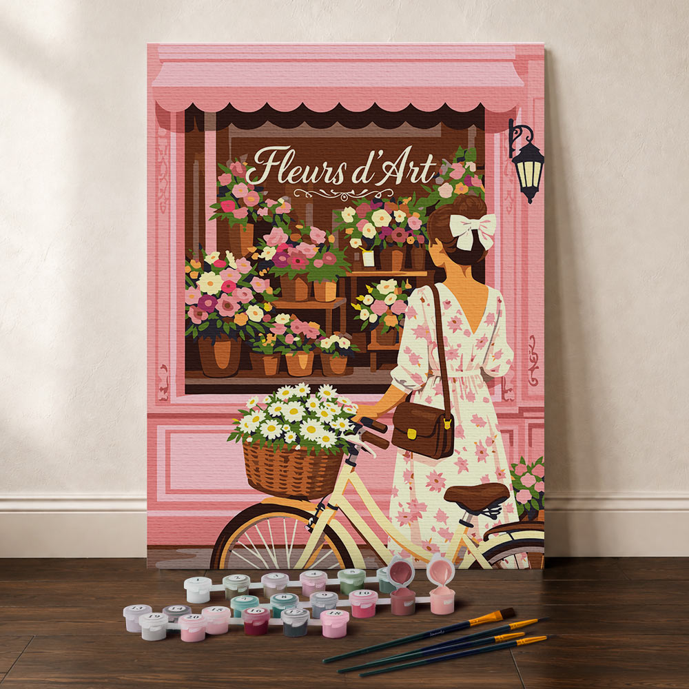 [PRE-ORDER] Gift Box Paint by Numbers - Flowers of Art