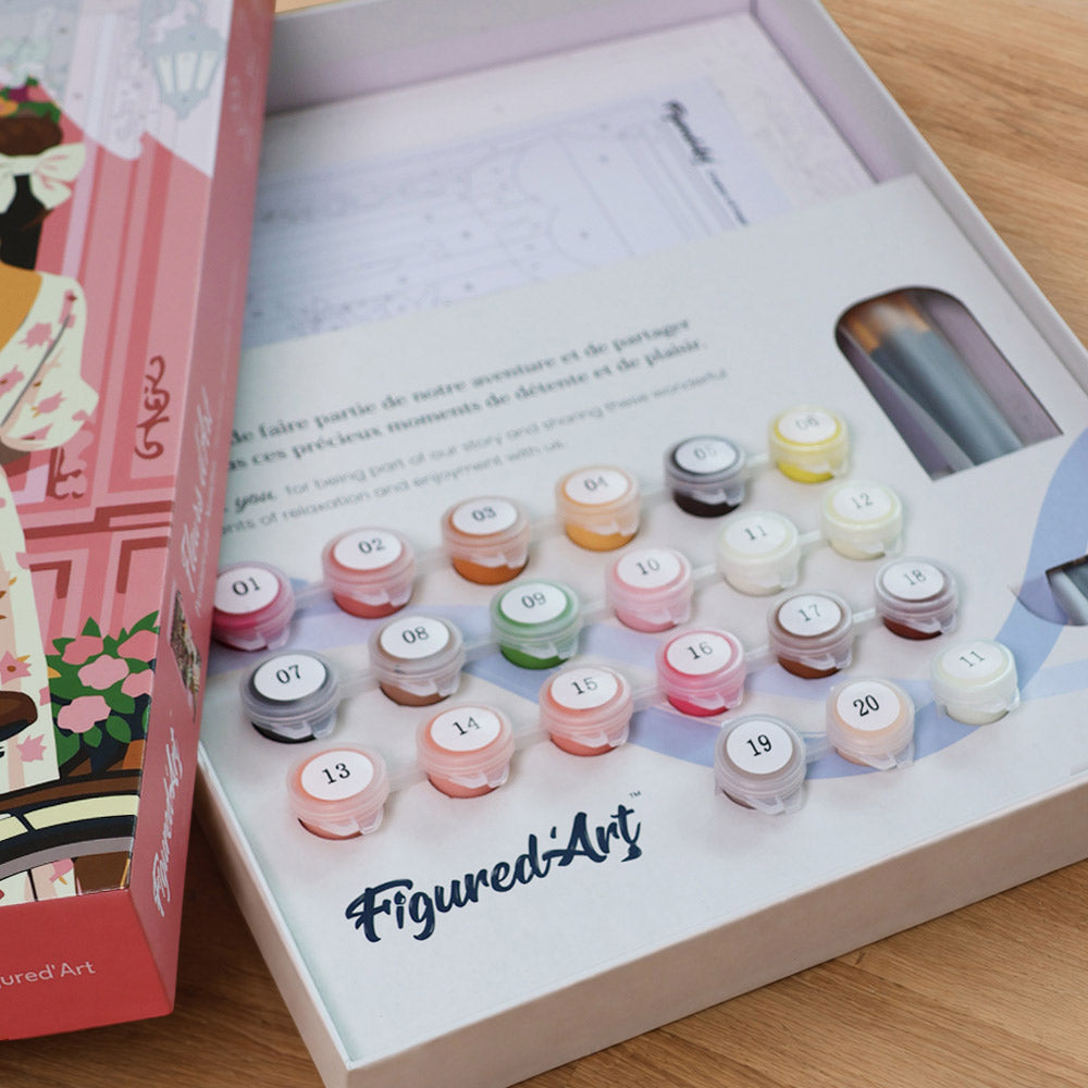 [PRE-ORDER] Gift Box Paint by Numbers - Flowers of Art