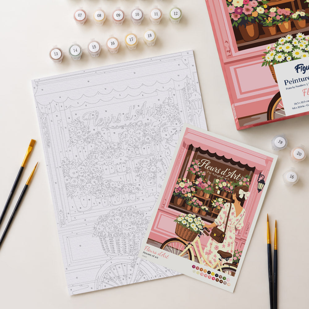 [PRE-ORDER] Gift Box Paint by Numbers - Flowers of Art