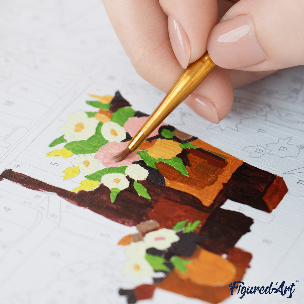 [PRE-ORDER] Gift Box Paint by Numbers - Flowers of Art