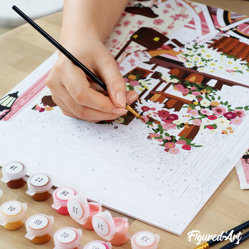 [PRE-ORDER] Gift Box Paint by Numbers - Flowers of Art