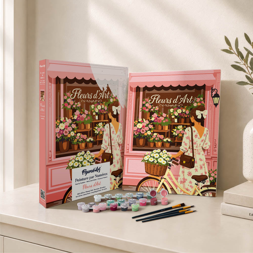 [PRE-ORDER] Gift Box Paint by Numbers - Flowers of Art