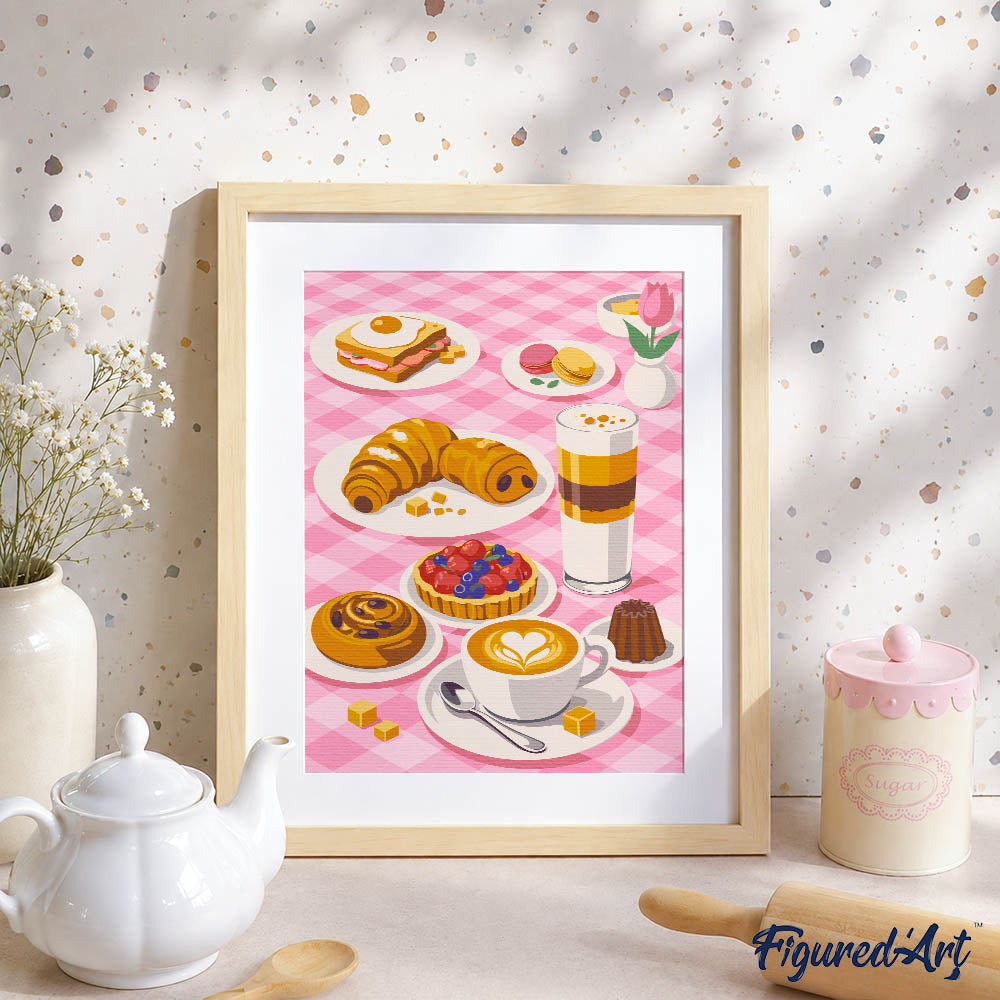 [PRE-ORDER] Gift Box Paint by Numbers - Sweet Breakfast