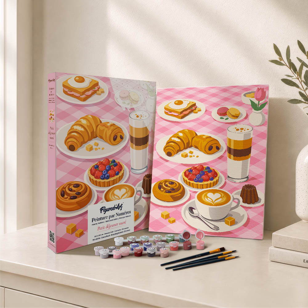 [PRE-ORDER] Gift Box Paint by Numbers - Sweet Breakfast