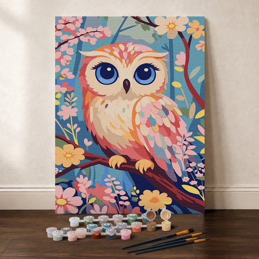 [PRE-ORDER] Gift Box Paint by Numbers - Sweet Owl
