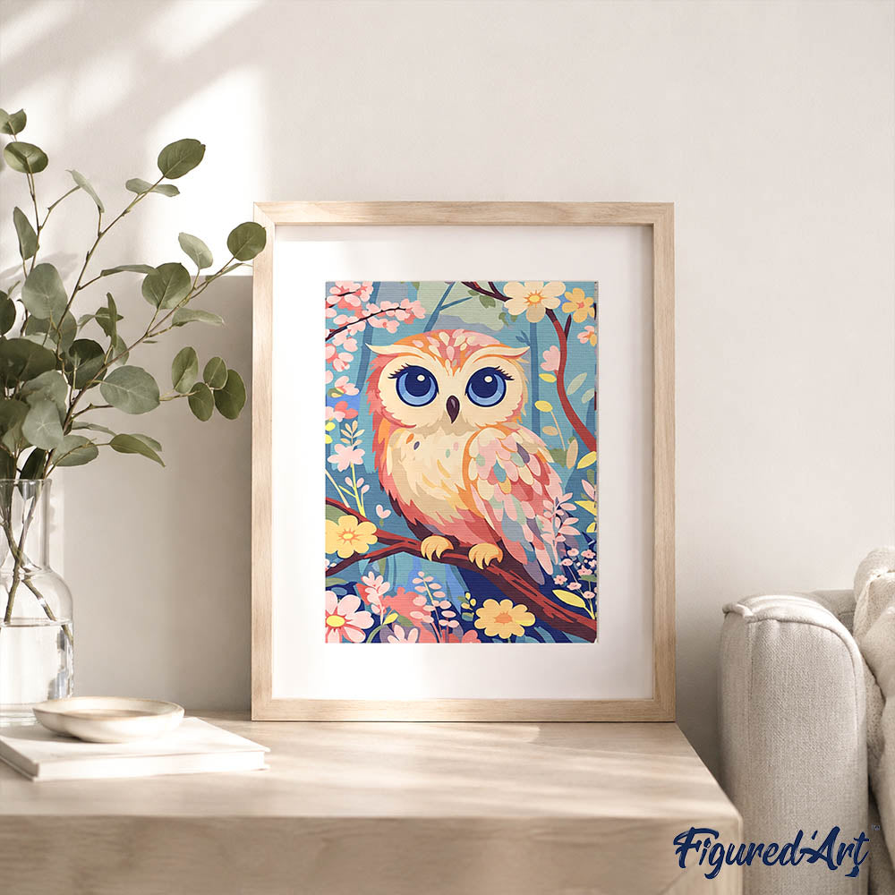 [PRE-ORDER] Gift Box Paint by Numbers - Sweet Owl