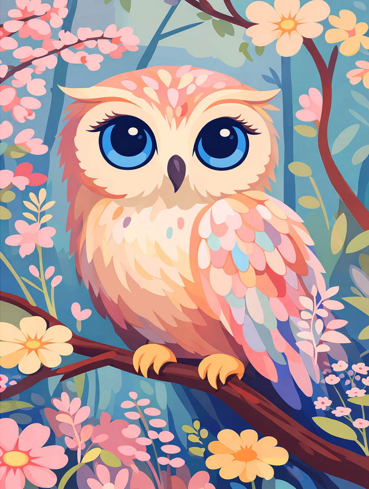 [PRE-ORDER] Gift Box Paint by numbers - Sweet Owl