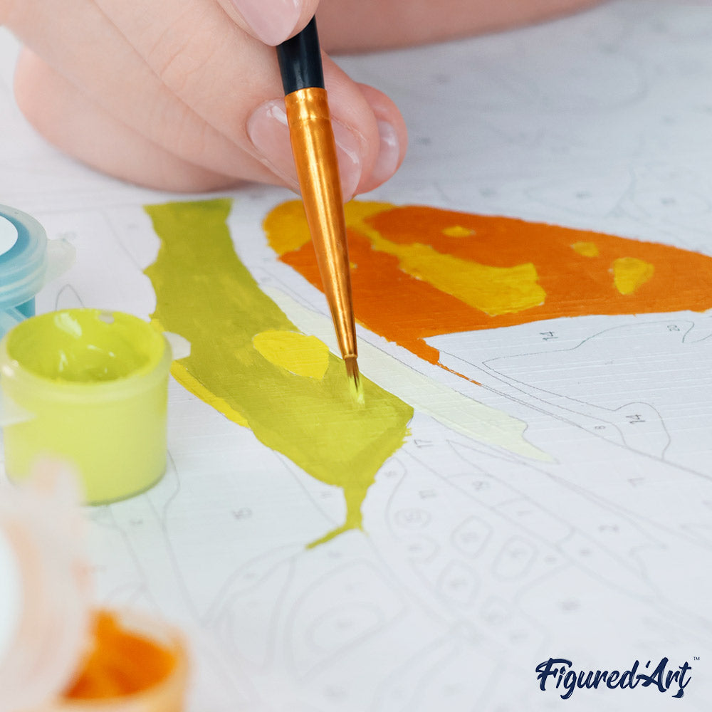 [PRE-ORDER] Gift Box Paint by Numbers - Summer Black Cat