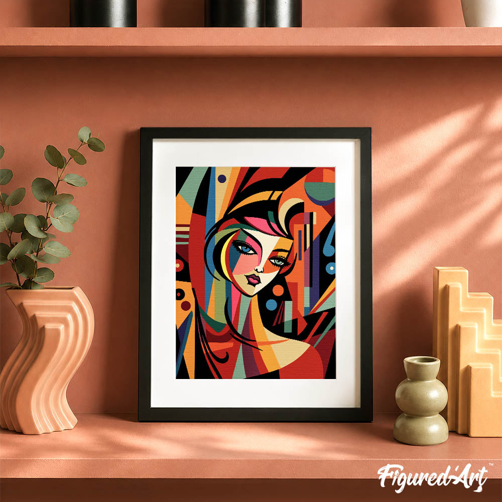 [PRE-ORDER] Gift Box Paint by Numbers - Abstract Woman