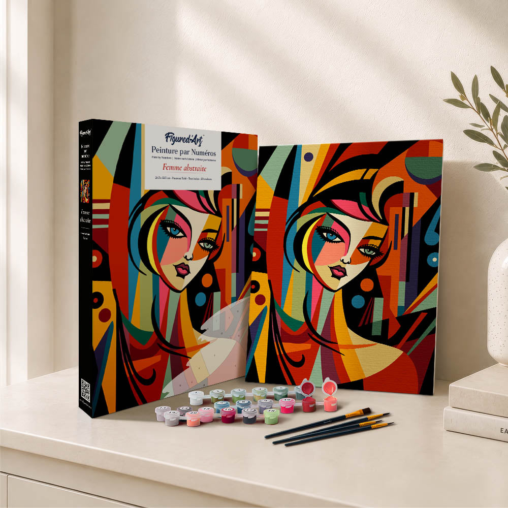 [PRE-ORDER] Gift Box Paint by Numbers - Abstract Woman