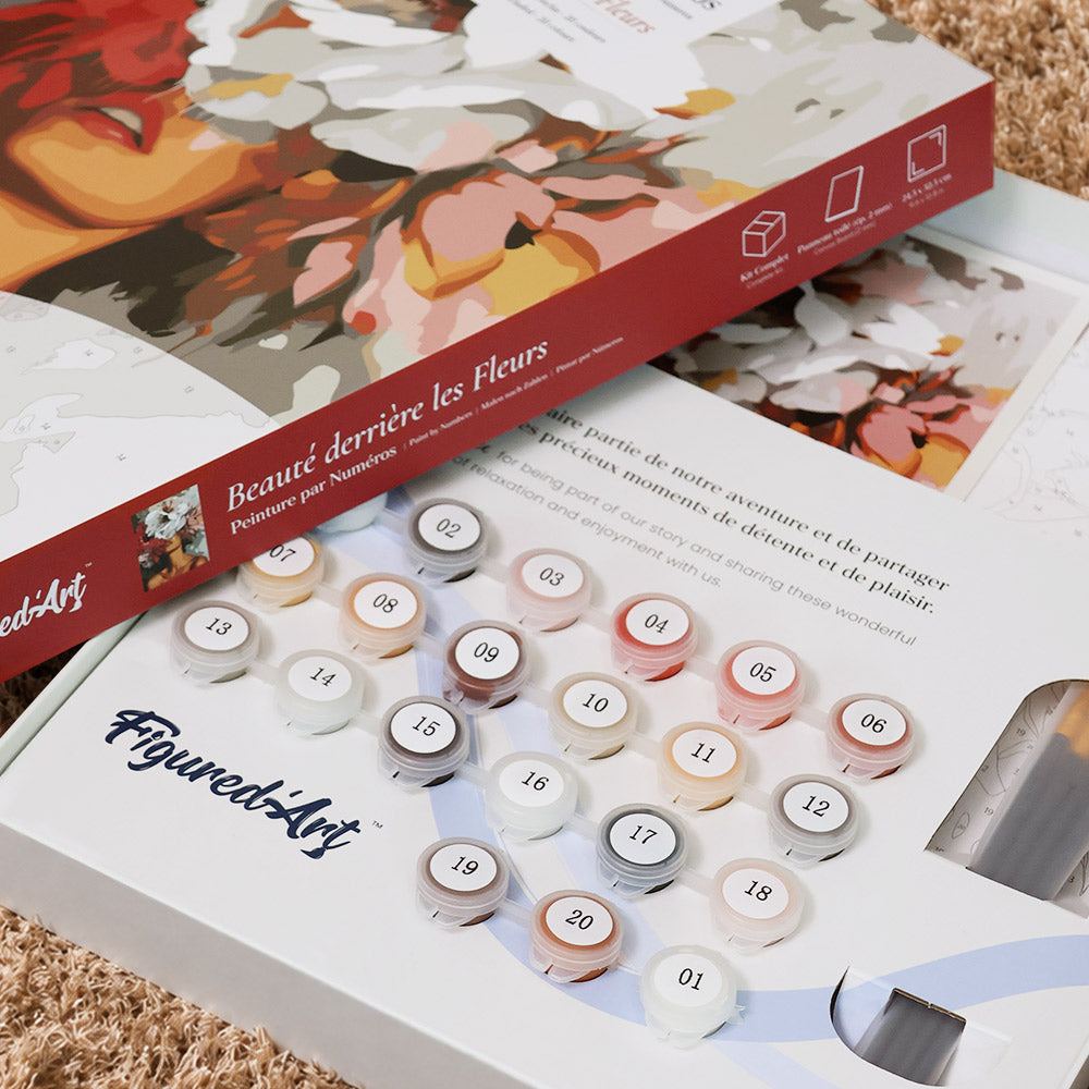 [PRE-ORDER] Gift Box Paint by Numbers - Beauty Behind Flowers
