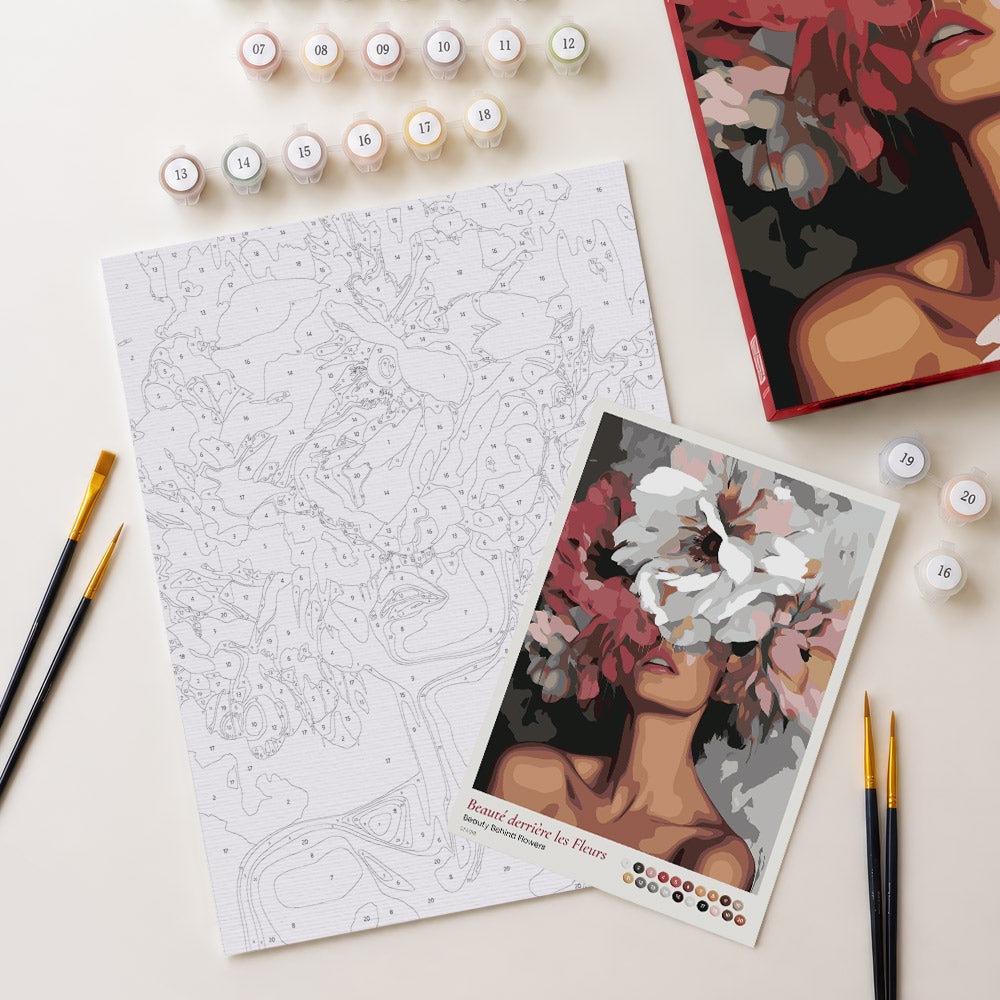 [PRE-ORDER] Gift Box Paint by Numbers - Beauty Behind Flowers