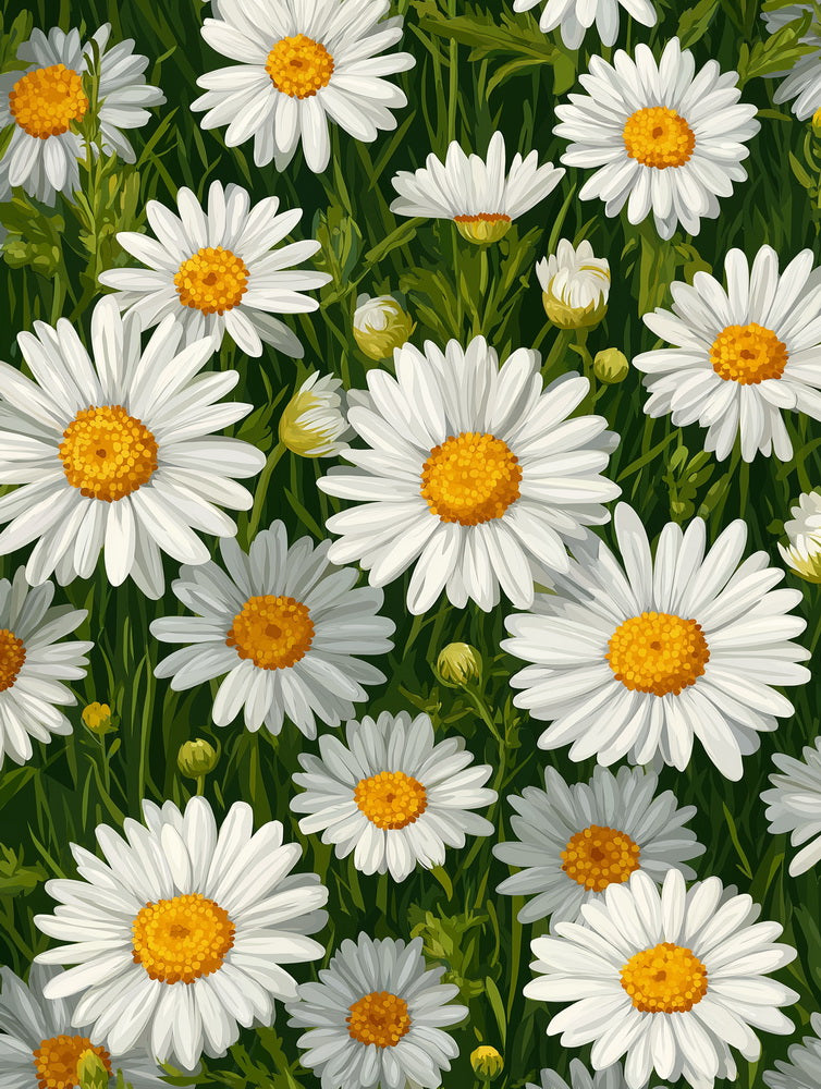 [PRE-ORDER] Gift Box Paint by numbers - White Daisies