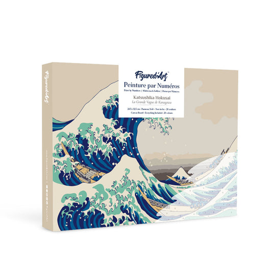 Paint by Numbers Gift Box - The Great Wave off Kanagawa
Katsushika Hokusai Figured'Art