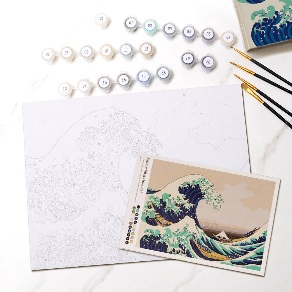 [PRE-ORDER] Gift Box Paint by Numbers - The Great Wave off Kanagawa
Katsushika Hokusai