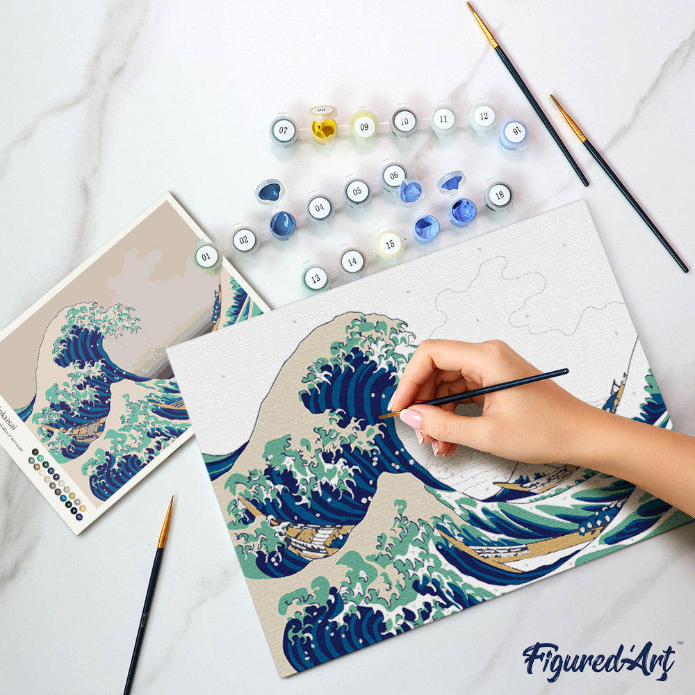 [PRE-ORDER] Gift Box Paint by Numbers - The Great Wave off Kanagawa
Katsushika Hokusai