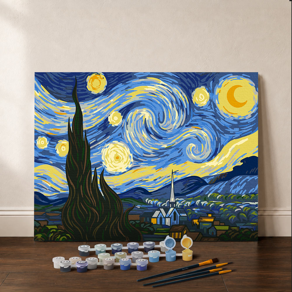 [PRE-ORDER] Gift Box Paint by Numbers - The Starry Night
Vincent van Gogh