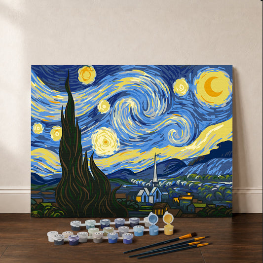 [PRE-ORDER] Gift Box Paint by Numbers - The Starry Night
Vincent van Gogh
