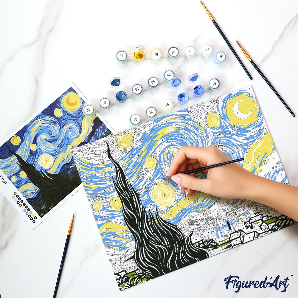 [PRE-ORDER] Gift Box Paint by Numbers - The Starry Night
Vincent van Gogh