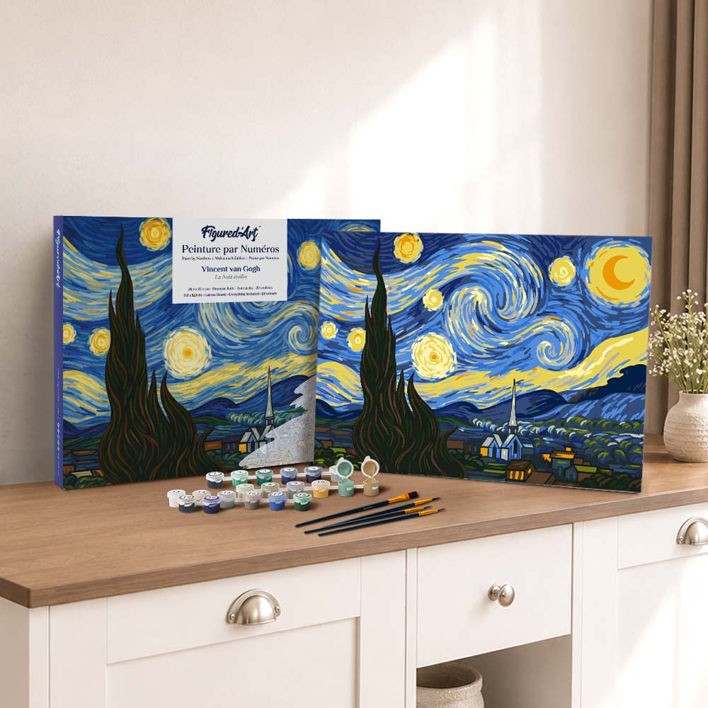 [PRE-ORDER] Gift Box Paint by Numbers - The Starry Night
Vincent van Gogh