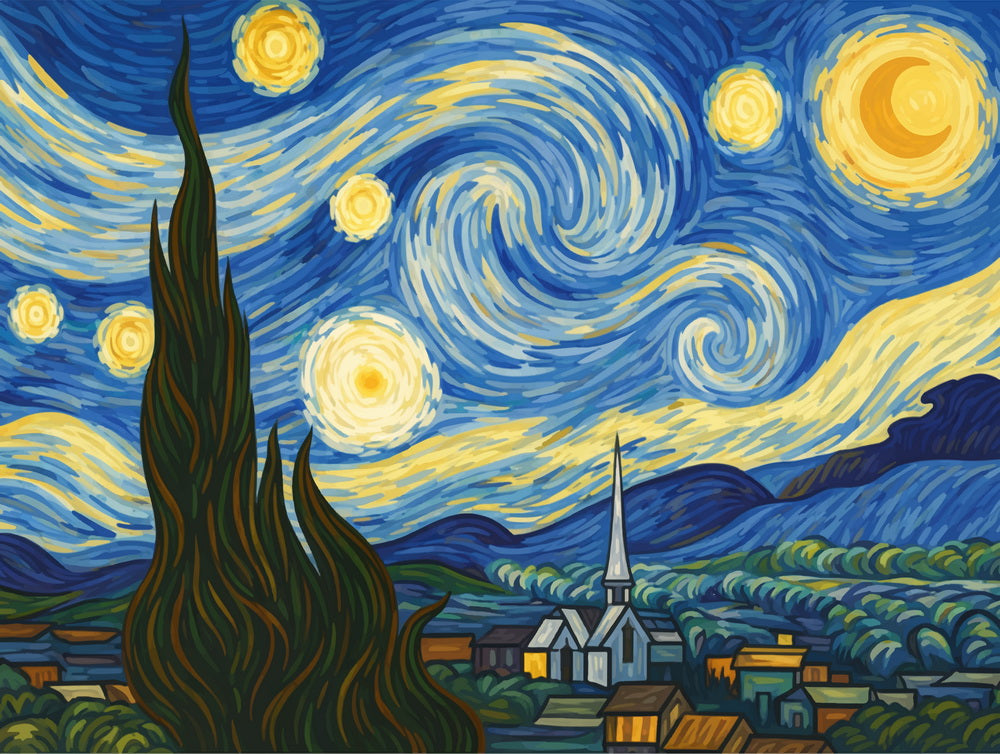 [PRE-ORDER] Gift Box Paint by numbers - The Starry Night
Vincent van Gogh