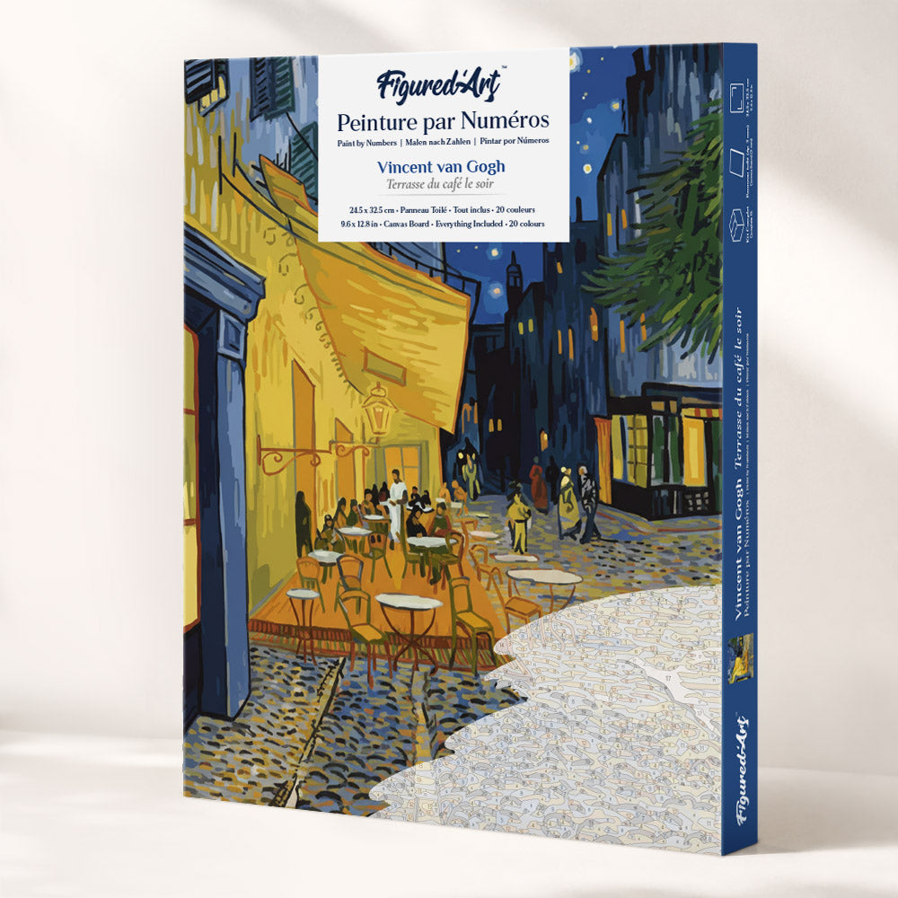 Paint by Numbers Gift Box - Café Terrace at Night
Vincent van Gogh Figured'Art