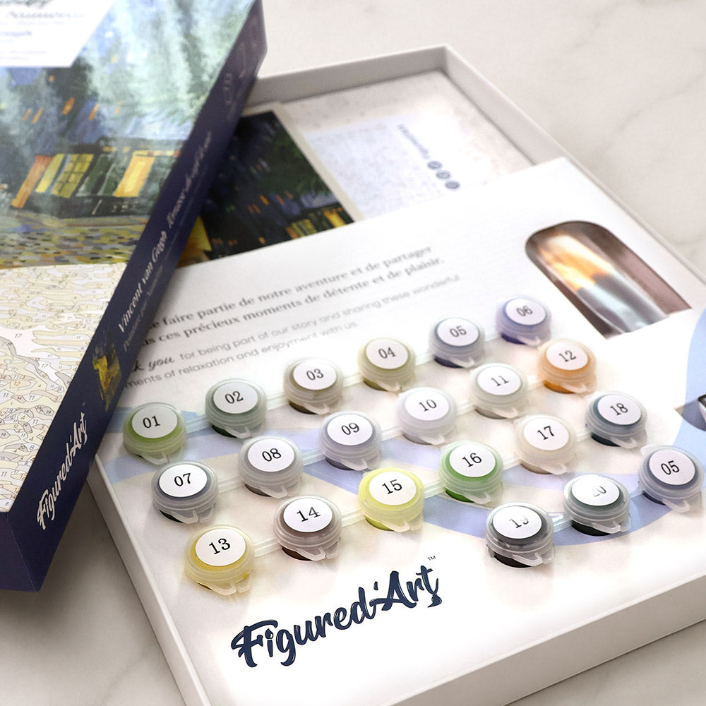 [PRE-ORDER] Gift Box Paint by Numbers - Café Terrace at Night
Vincent van Gogh