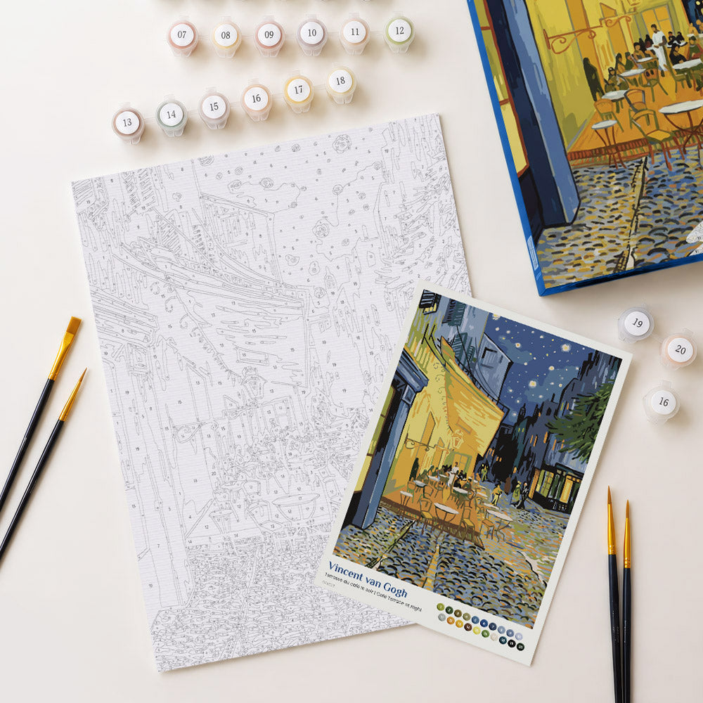 [PRE-ORDER] Gift Box Paint by Numbers - Café Terrace at Night
Vincent van Gogh