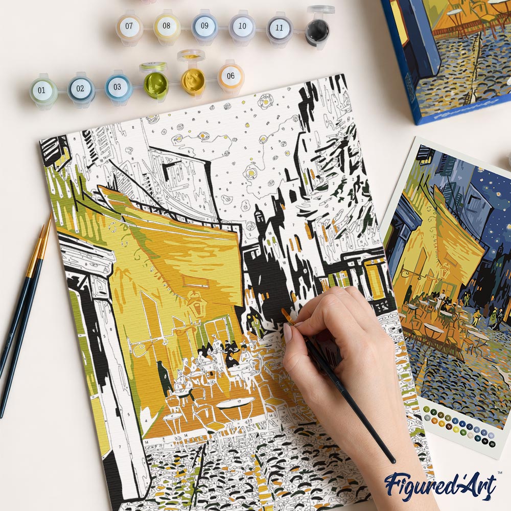 [PRE-ORDER] Gift Box Paint by Numbers - Café Terrace at Night
Vincent van Gogh
