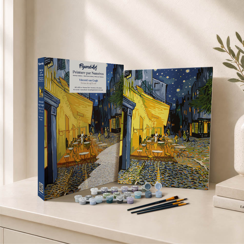 [PRE-ORDER] Gift Box Paint by Numbers - Café Terrace at Night
Vincent van Gogh