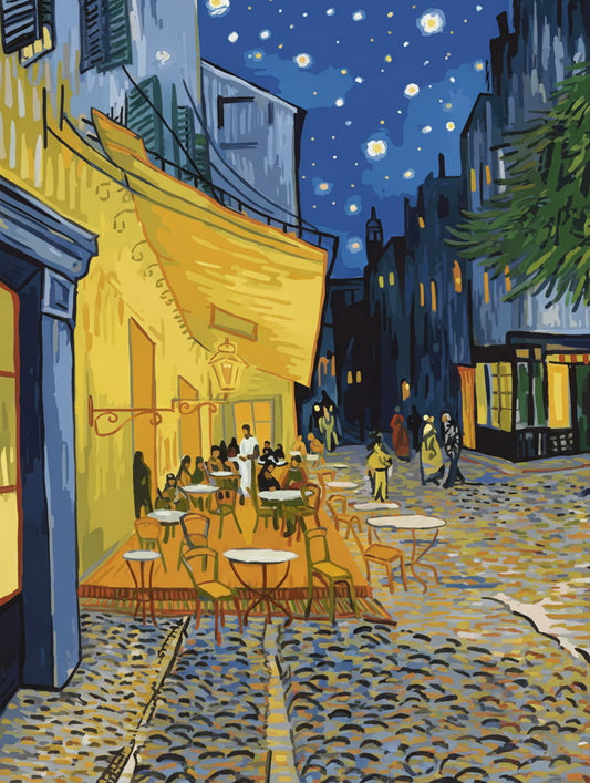 [PRE-ORDER] Gift Box Paint by Numbers - Café Terrace at Night
Vincent van Gogh