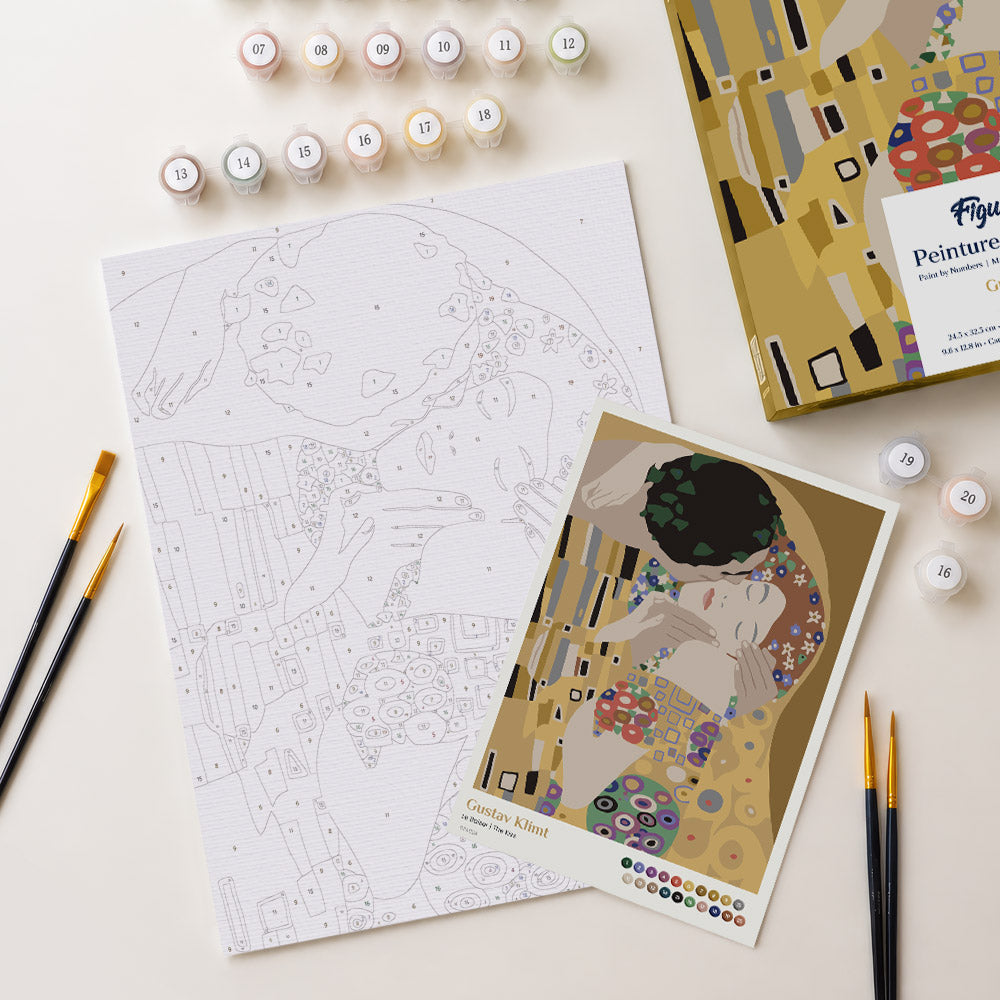 [PRE-ORDER] Gift Box Paint by Numbers - The Kiss
Gustav Klimt