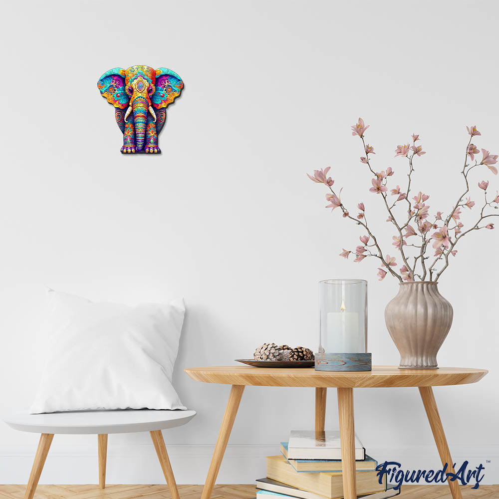 Wooden Puzzle - Majestic Elephant