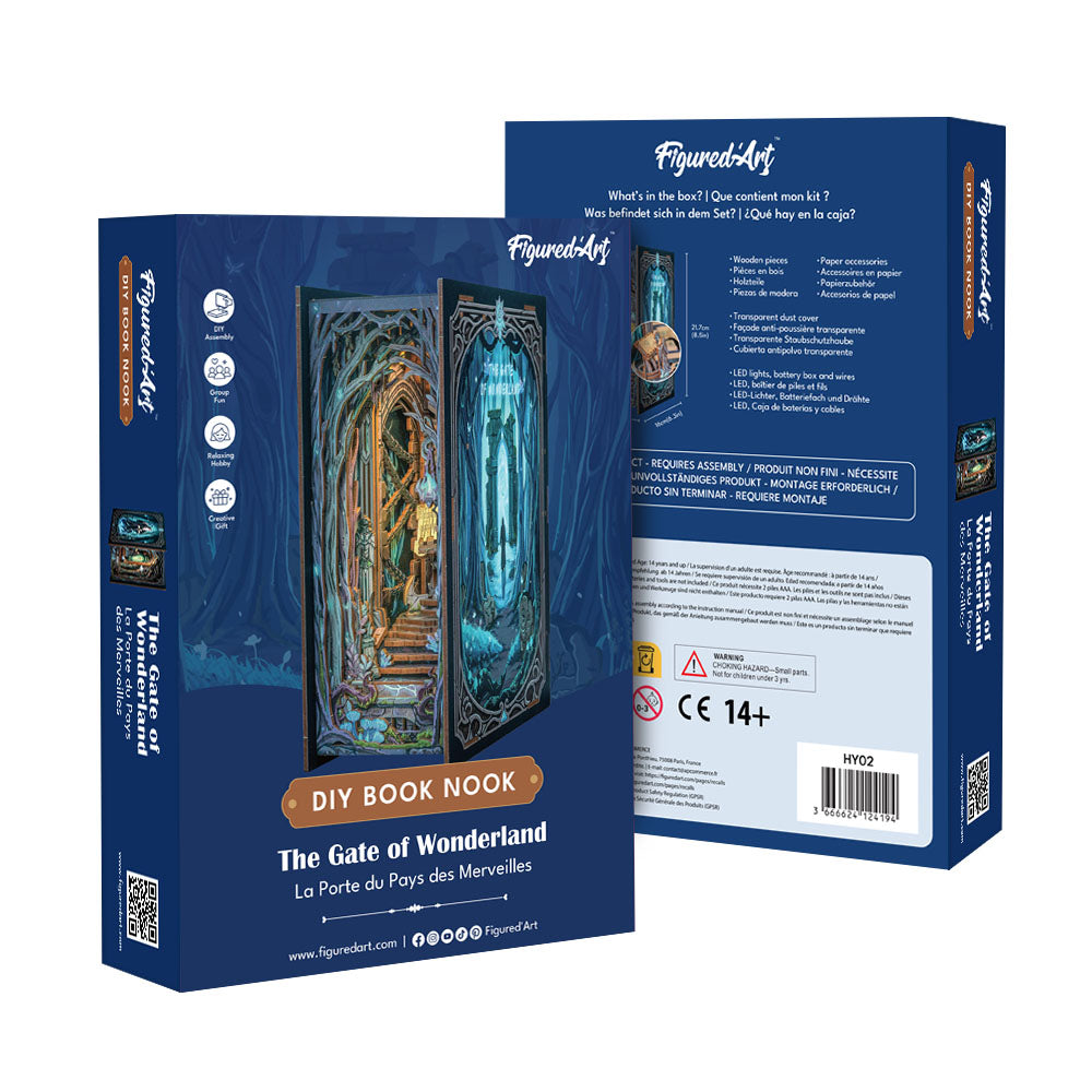 DIY Book Nook Kit - The Gate of Wonderland