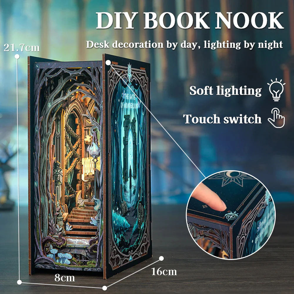 DIY Book Nook Kit - The Gate of Wonderland