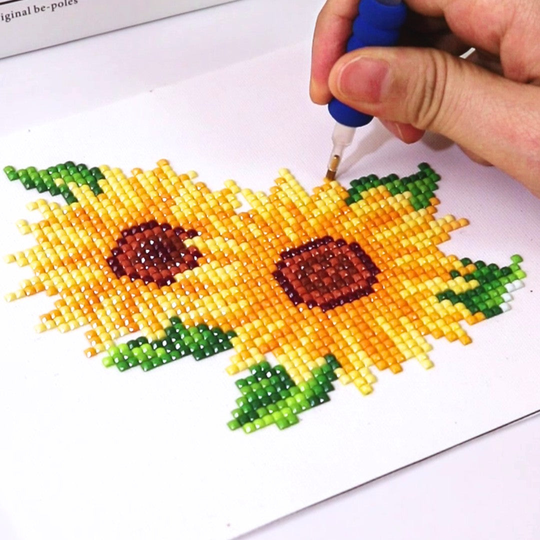 Gem Painting kit - Flowers series