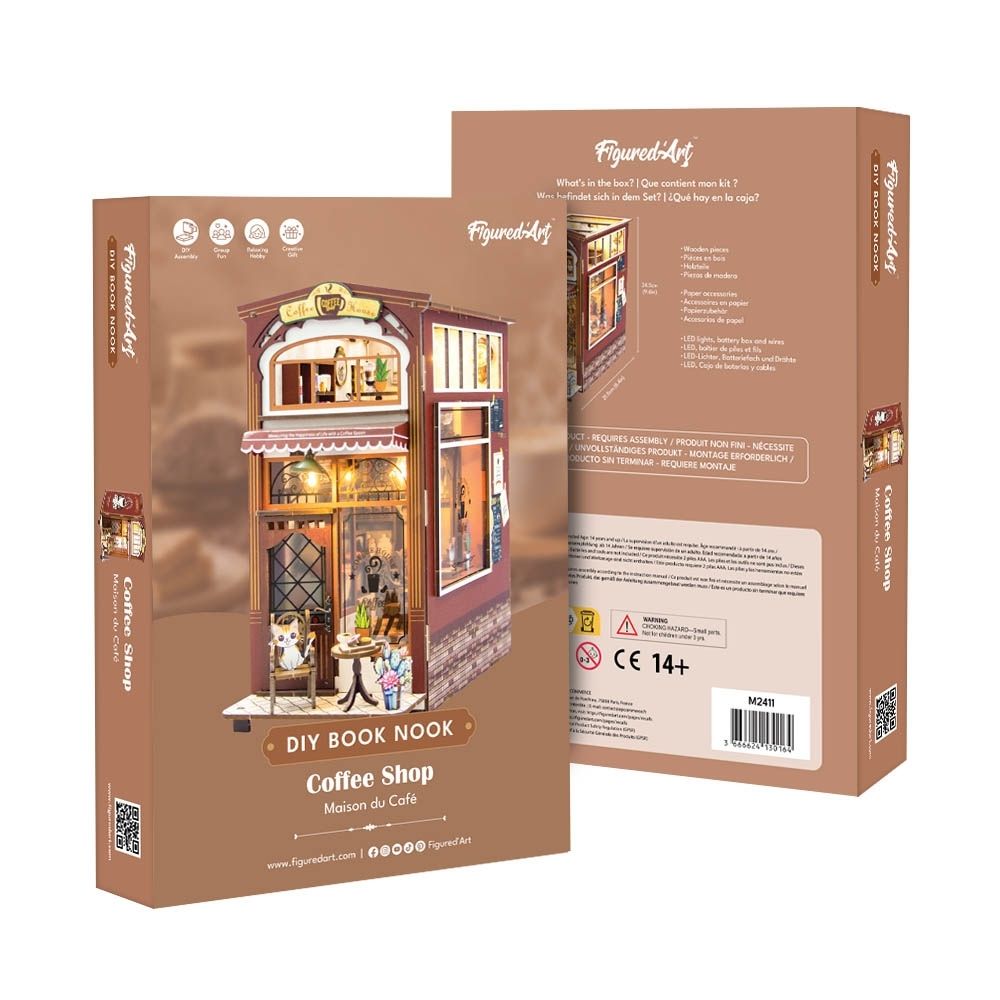 DIY Book Nook Kit - Coffee Shop