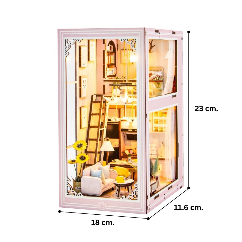 DIY Book Nook Kit - Pink Loft