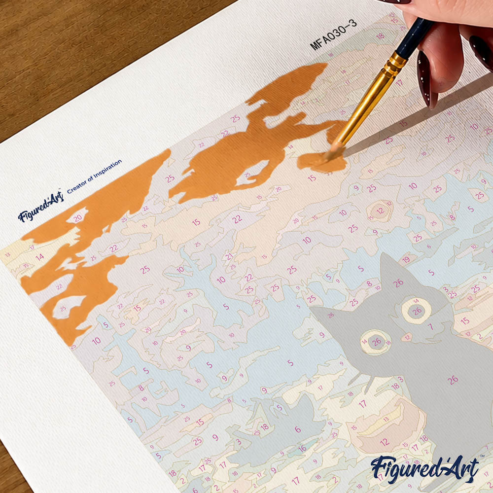 [PRE-ORDER] Mini Serie Paint by Numbers 15x20cm (6 pieces) - Little Moo Friends